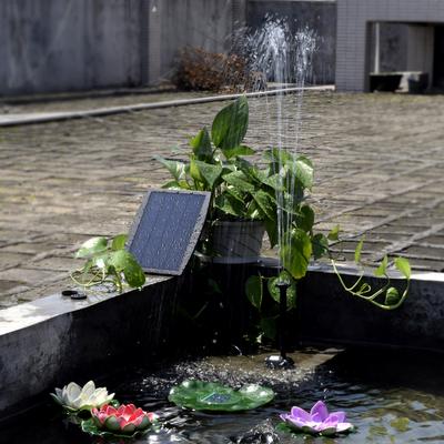 Solar Power Panel Landschaft Pool Garten Brunnen Steckbare Solar Power Dekorative Brunnen 9V 2,5 W