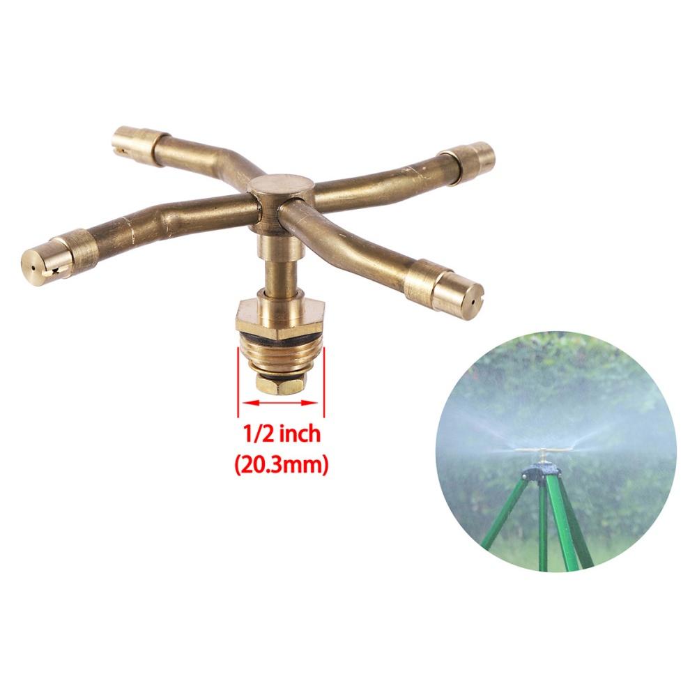 1/4" 1/2" Brass Garden Sprayer Nozzle 1/2/3/4 Hole Orchard Agriculture Irrigation Pesticide Spraying Sprinkler Head with Filter