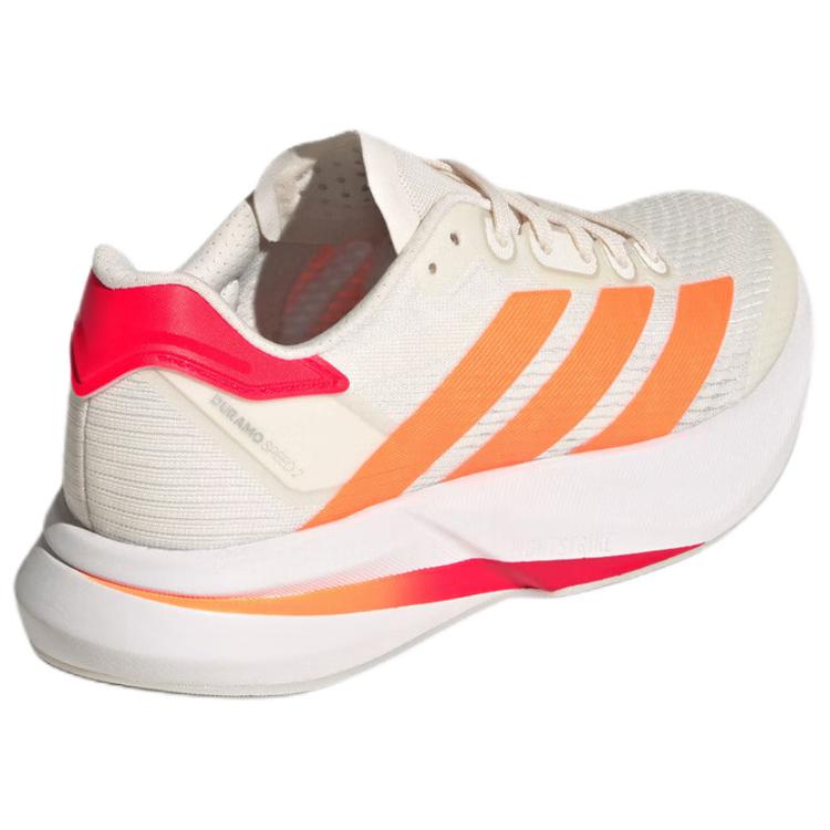 adidas Duramo Speed 2 Comfortable Versatile Fabric PU Running Shoes Women Sneaker Beige Orange JQ0619