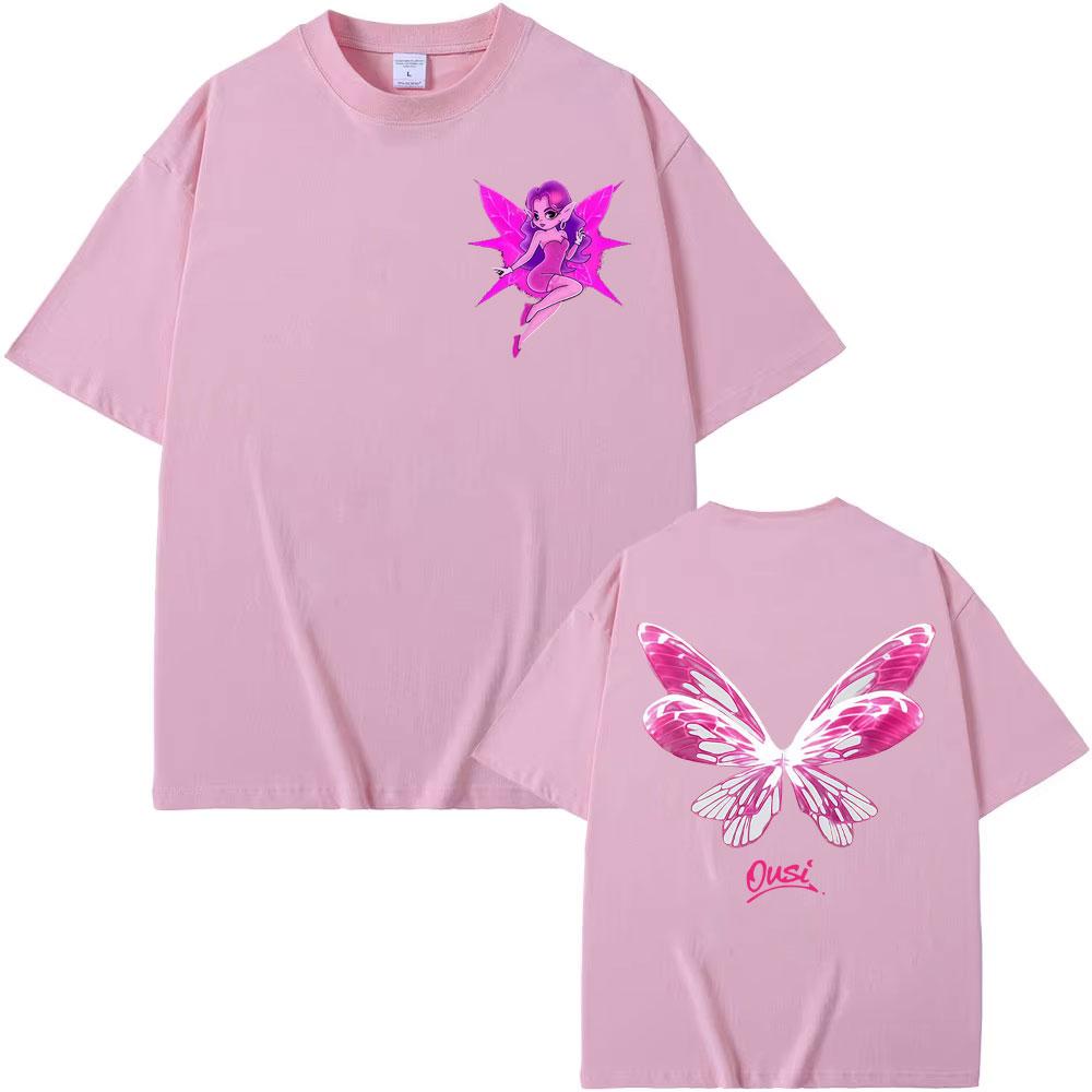 2027 Cool Omar Courtz Por Si Unisexana No Estoy Album Nieuwe Vlinder Grafische T-shirts Unisex WoUnisex High Street 100% Katoen Ronde Hals Los