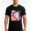 Tricou de Primăvară cu Lută Vară Casual Bumbac Supradimensionat Streetwear Topuri Imprimeu Grafic Vintage Croială Largă Mânecă Scurtă