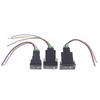 Durable For Dc 12V Front /Rear Fog Light Push Switch With 4 Wire Button For Car Boat Automotive Rv Black