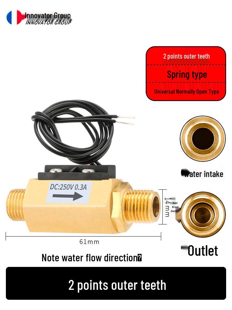 Ganzkupfer DN15/DN20 Magnetischer Wasser-Durchflusssensor Schalter