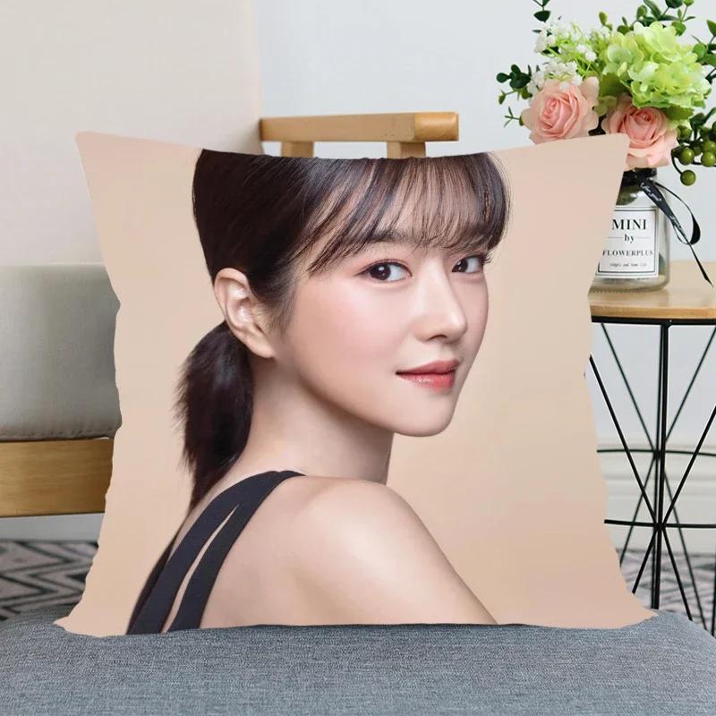 45x45cm Kim Soo Hyun Pillowcase Bedroom Home Decorative Nice Gift Pillow Cover Square Zipper Pillow Cases Satin Soft Fabric