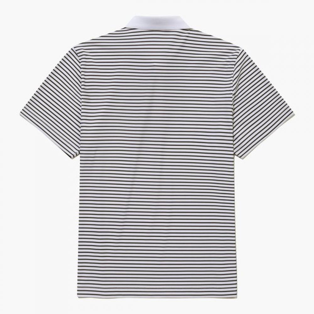 Munsingwear Men STripe ShorT Sleeve T shirT whiTe mq321mTs71