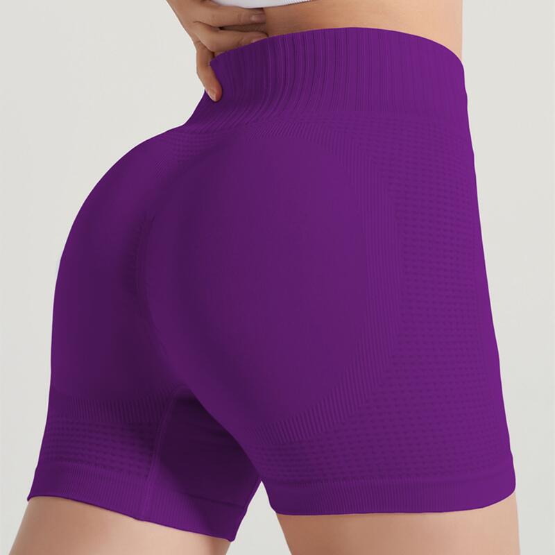 

Спортивные шорты для женщин, облегающие и подтягивающие бедра фитнес-брюки, эластичные и плотные шорты для йоги для женщин L