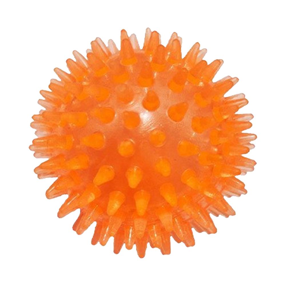 Pet Dog Toys Cat Puppy Sounding Toy Polka Squeaky Tooth Cleaning Ball TPR Training Pet Teeth Chewing Toy Thorn Balls Accessories