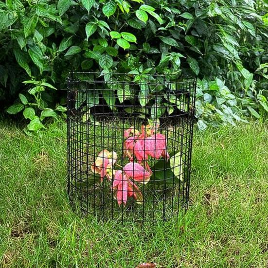 Plant Protector Cage Cage, Wire Mesh Panels with Stakes And Zip Ties, Metal Anti-Digging Poultry Guard for Protecting Vegetables Flowers Saplings from
