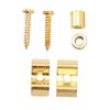 10Sets With Mounting Screws String Retainer Guide Gold Color String Retainer Set  For Guitar