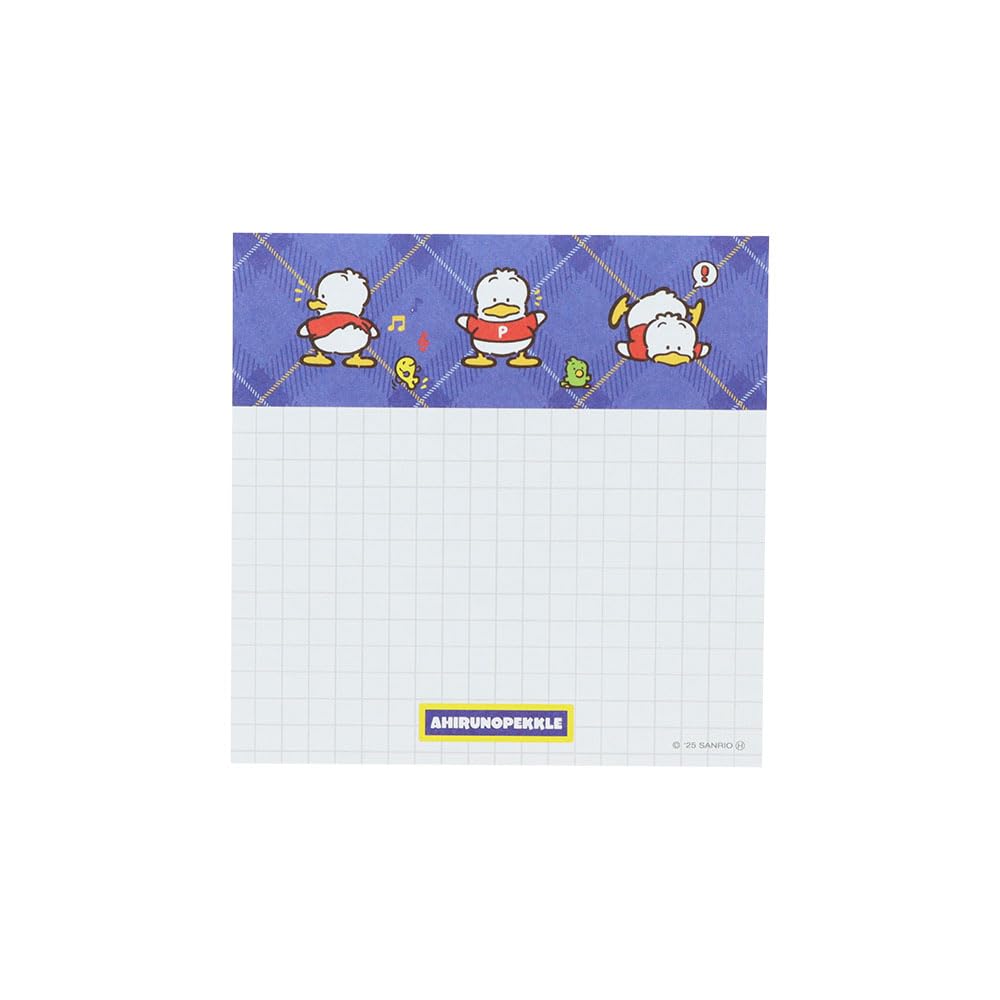 Stationery Pekkle the Duck Sanrio Characters Square Memo Pad S2849690 Sun-Star