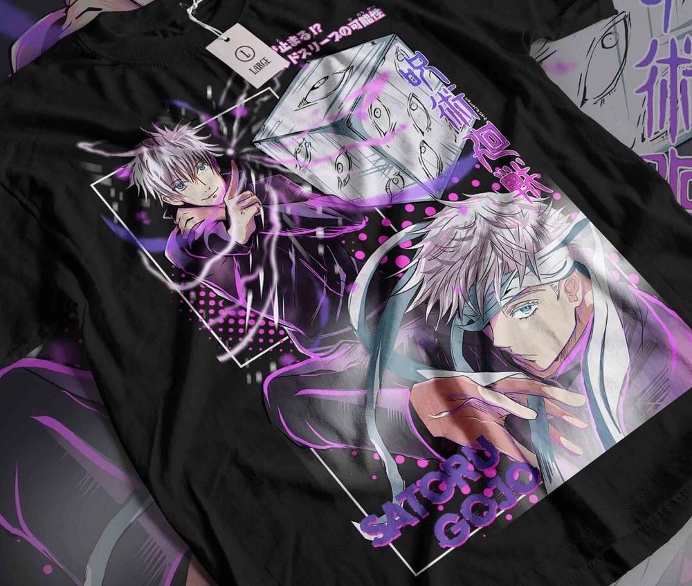 Gojo Satoru TShirt Megumi Itadori Yuji Jujutsu Kaisen Sukuna Horror Gift Shirt S