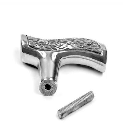 Aluminum Cane Handle with Threaded Rod
