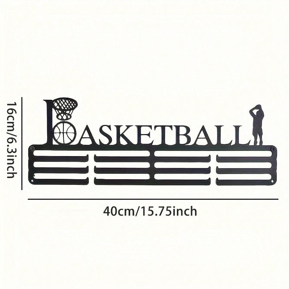 Metal Basketball Key Holder Wall Mounted Sports Decor Gift