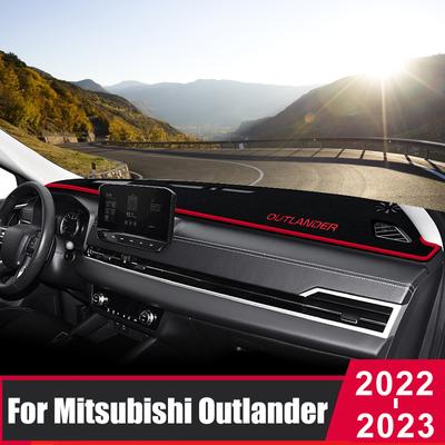 For Mitsubishi Outlander PHEV 2022 2023 Car Dashboard Cover Mat Auto Dash Board Sun Shade Pad Carpets Protector