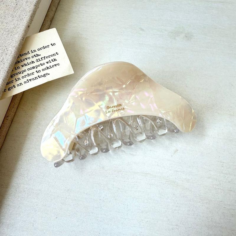 Sweet Color Block Acetate Hair Clip Women's Temperament Hairpins Simple Shark Clip Hair Accessories