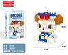 Sanrio Anime Bausteine Kawaii Hello Kitty Kuromi MyMelody Cinnamoroll Diamant Bausteine Puppe Spielzeug Kinder Geburtstagsgeschenk