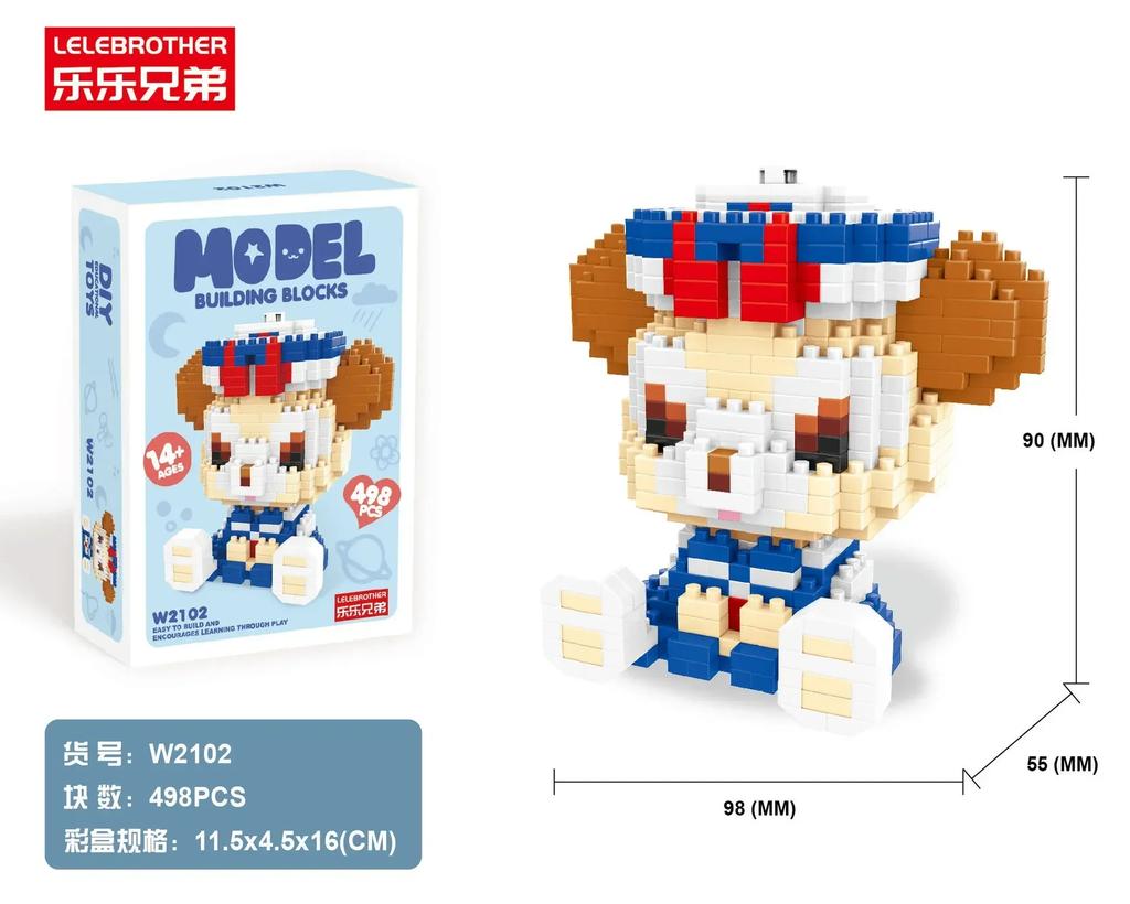 Sanrio Anime Bausteine Kawaii Hello Kitty Kuromi MyMelody Cinnamoroll Diamant Bausteine Puppe Spielzeug Kinder Geburtstagsgeschenk