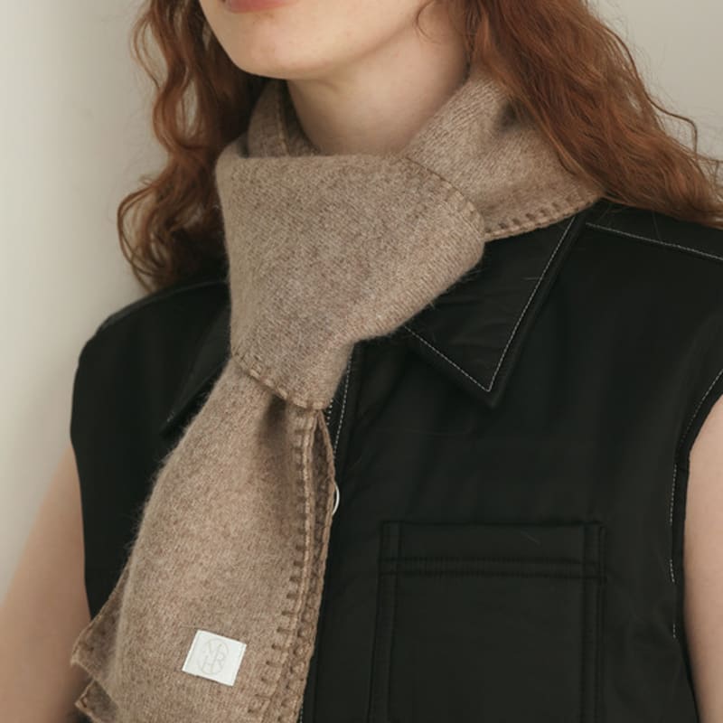 Marchen Day soft angora muffler_4color