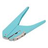 Single Hole Punch 10 Pages Practical Manually Shiitake Shape Hole Puncher Single with Positioning Ru