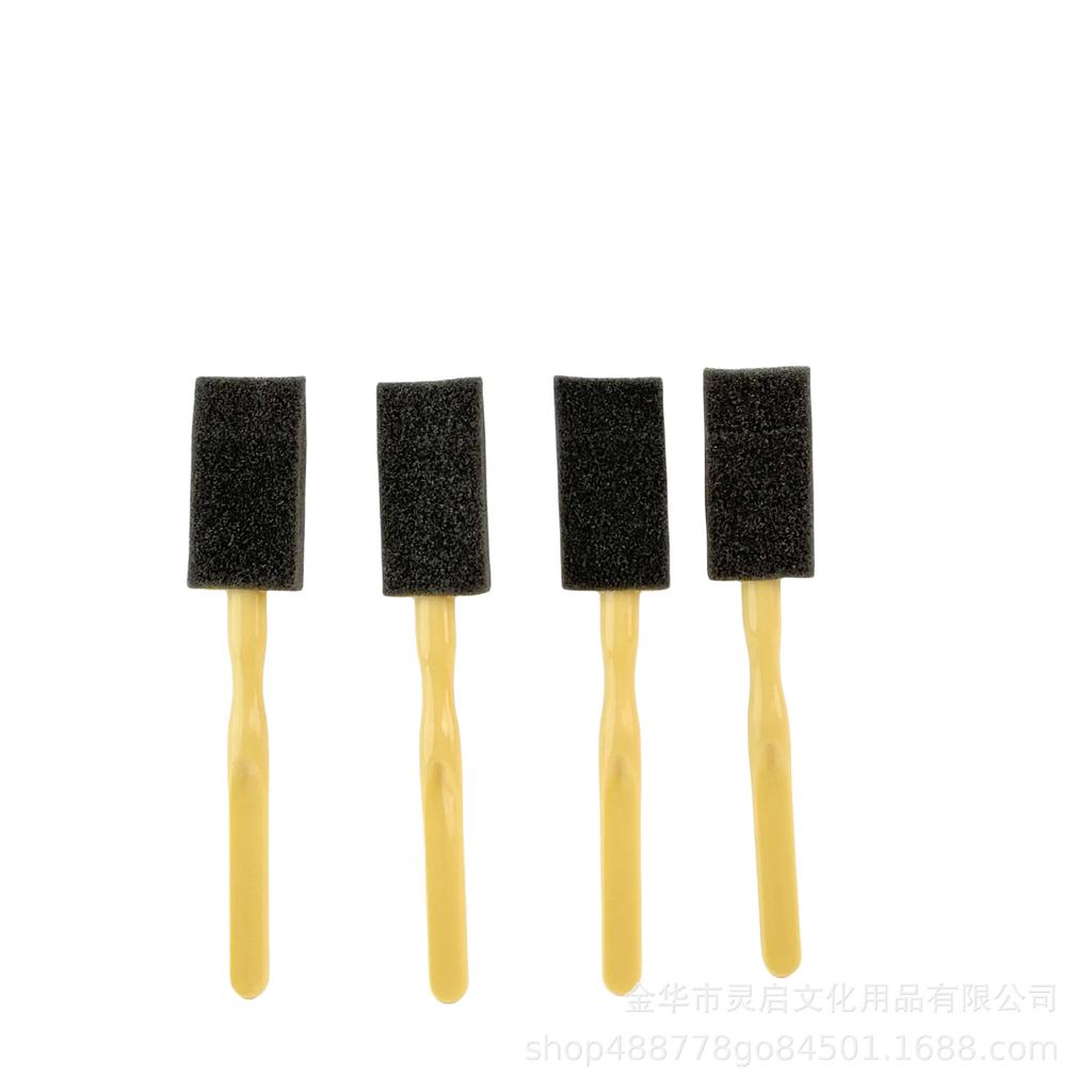 Multifunctional PP Plastic Handle Sponge Brush for Kids' Painting & Car Air Conditioner Dusting