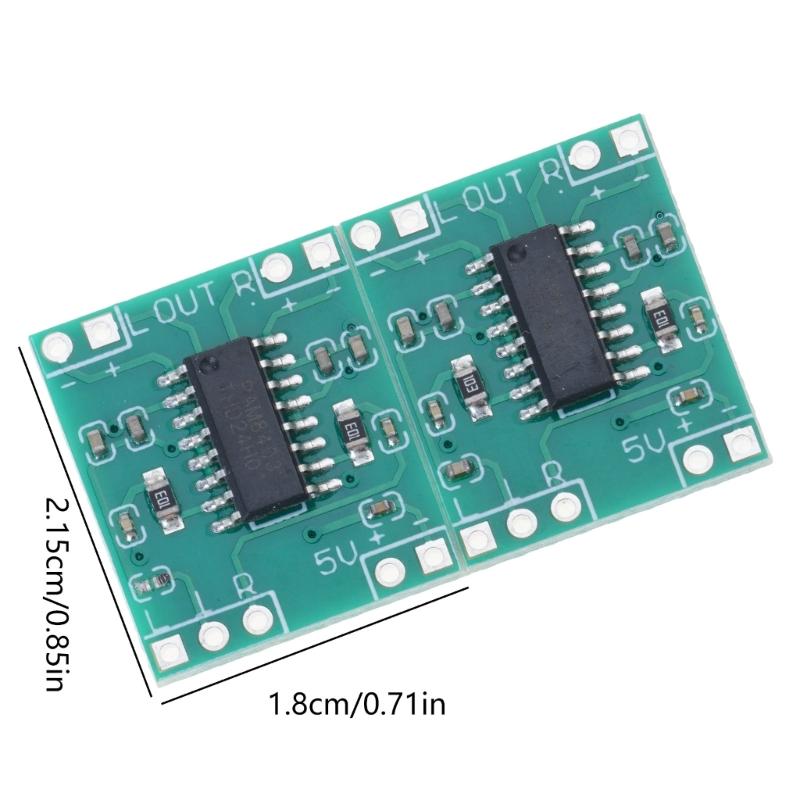 PAM8403 Module Digital Amplifier Board 2x3W D Class Digital Amplifier Board Switcher Potentiometer For Prototyping