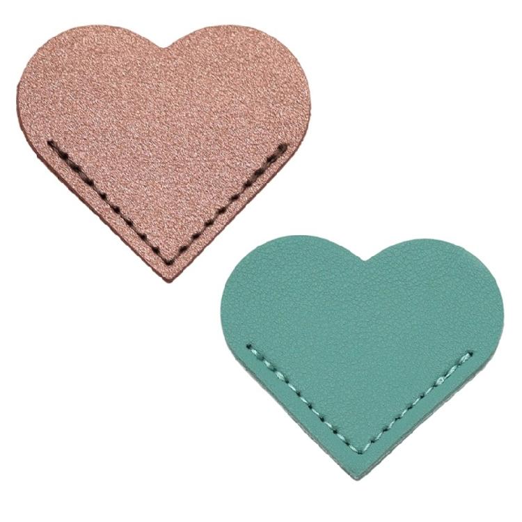Bible Bookmarks Heart Shaped Bookmarks PU Leather Bookmarks Corner Page Book Markers Creative Bookmarks for Reading