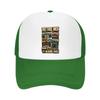 Retro Boombox Mix Tape Revival Mesh Baseball Cap Casual Hat Outdoor  For Womens Unisex FeUnisex