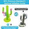 Inflatable Cactus Ring Toss Game Toy Set For Summer Beach Luau Party Decoration Hawaiian Pool Games Cactus