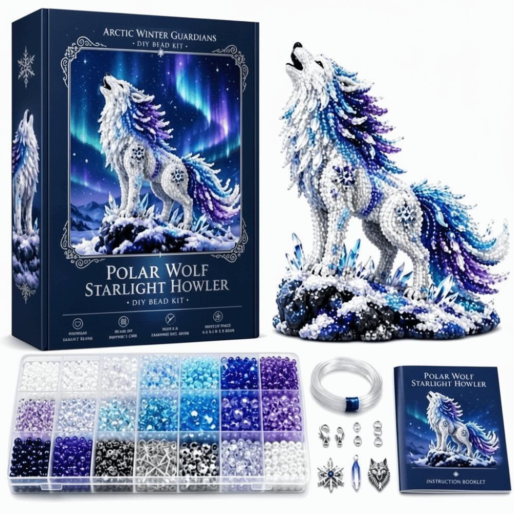 3D Design Beaded Animal Kit Handmade Material Bead Art Kit DIY Beading Craft Set For Beginners