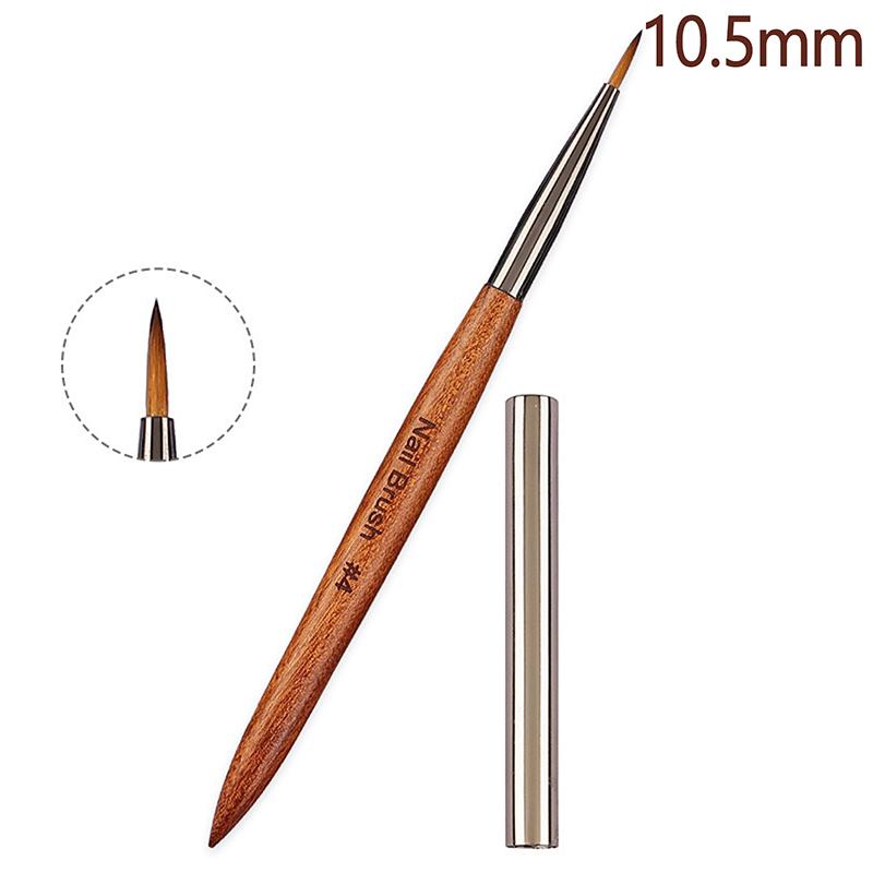 1Pcs Manicure Pen Sandalwood Rod Pull Line Painting Flower Hook Line Painting Gradient Smudge Light Therapy Brush Nail Art Tools
