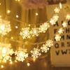 Snowflake LED Light Christmas Decorations For Home Hanging Garland Christmas Tree Decor Ornament 2025 Navidad Xmas Gift New Year
