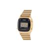 Casio VINTAGE Series-L Digital Display STANDARD LCD Square Dial Waterproof Sports Quartz Watch Quartz Movement Stainless Steel Strap LA670WGAD-1