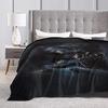 Panther Animal Black Throw Blanket Ultra Soft Velvet Blanket Lightweight Bed Quilt Durable Home Decor Flannel Fleece Blanket