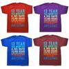 Birthday 13th 13 Years Old Vintage Retro 156 Months T Shirts Summer Streetwear Short Sleeve Official Teenager Gifts Tshirt