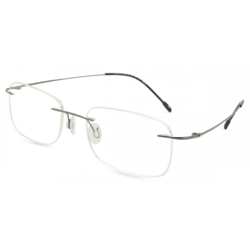 Rimless Square Grey Smartbuy Collection Abra Tt Gv01 008 Fashion Men Eyeglasses