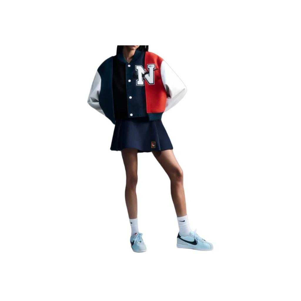 New Nike Women's By Yoon Women's Oversized Varsity Jacket FZ0280-010