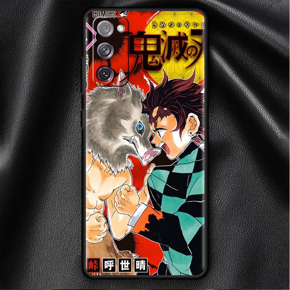 Case For Samsung Galaxy S20 FE S22 Ultra S21 Plus Luxury Soft Phone Case S10 S9 S8 S10e S7 Silicone Funda Demon Slayer Shell Sac