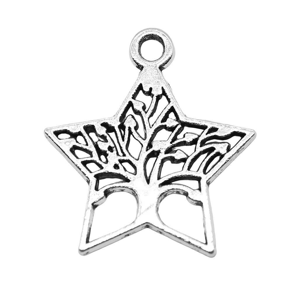 Tree Of Life Charms Antique Round Pendants For Spiritual DIY Jewelry