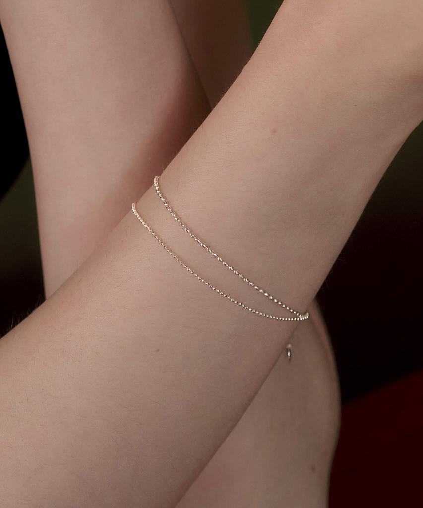 Tou Ss020 Layered Ball Chain Bracelet