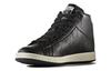 adidas Originals StanSmith Abriebfest Rutschfest Mittelhohe Skateboard-Schuhe Unisex Helles Schwarz S80497