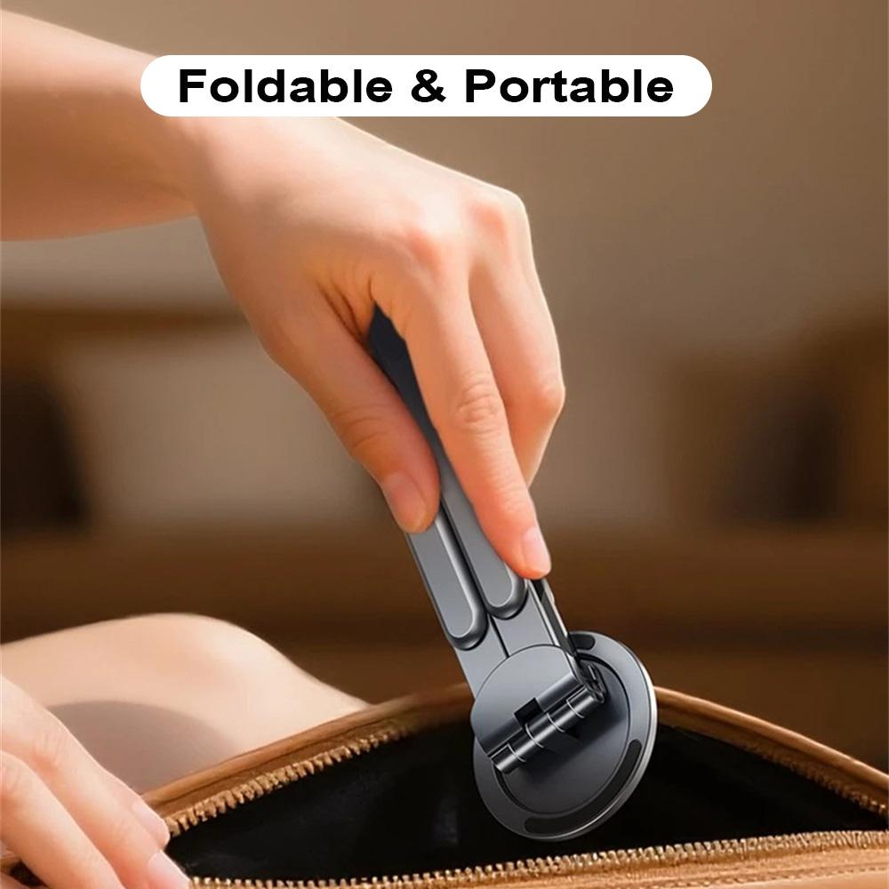 Faltbarer magnetischer Laptop-Ständer aus Aluminiumlegierung, tragbar, verstellbar, Halter zur Wärmeableitung, unterstützt Telefon, Tablet, Notizbuch