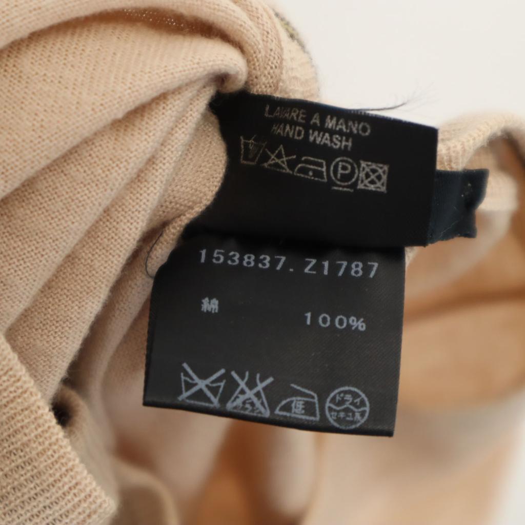 GUCCI made in Italy Long sleeve V neck Cut M Pale orange Men's Used