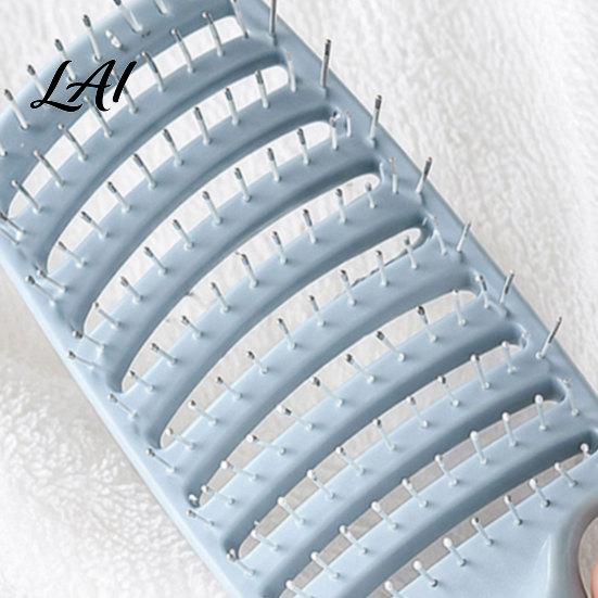 Lightweight Hair Comb Curved Vented Brush for Women Detangling Paddle Long Thick Curly Wet Hair Blow Fast Drying Detangler Styling Tool