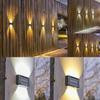 Solar LED Wall Lamp Outdoor Waterproof Lighting Solution for Gardens
