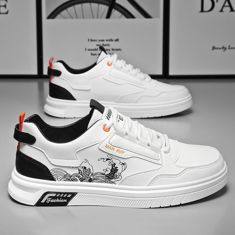 Men's Shoes Summer New Breathable Lightweight Shoes Men's Students Trendy Platform Sports Leisure Shoes Trendy Shoes