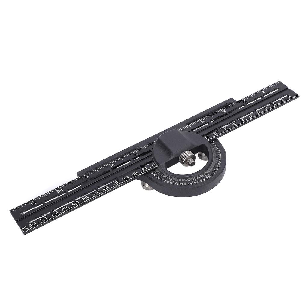 Combination Angle Ruler Multi Function Movable Woodworking Horizontal Universal Vernier Bevel Protra