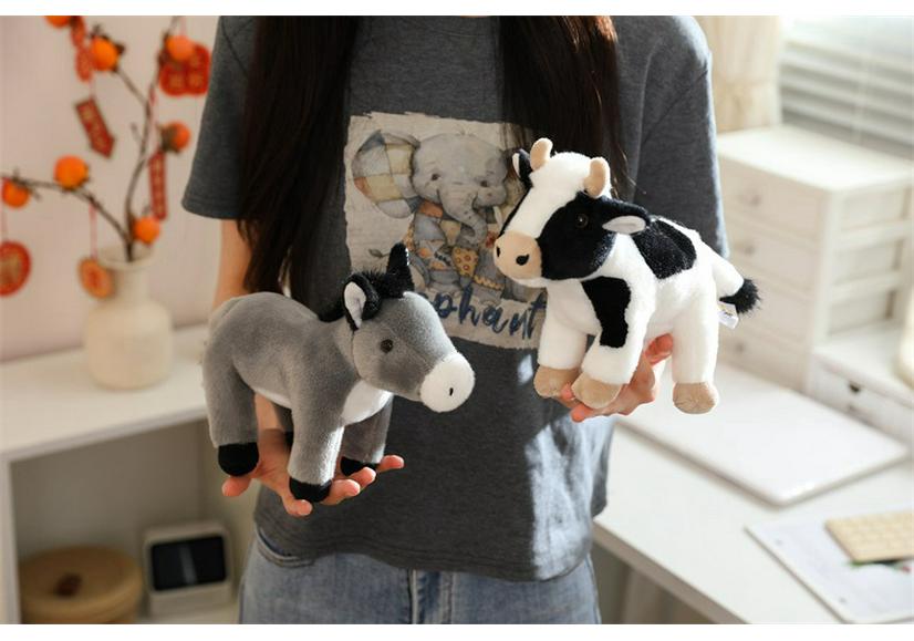 Crawl Simulation Plush Toy: Deer, Raccoon, Fox, Panda Animal Figures - Desk Companion & Ornament Gift