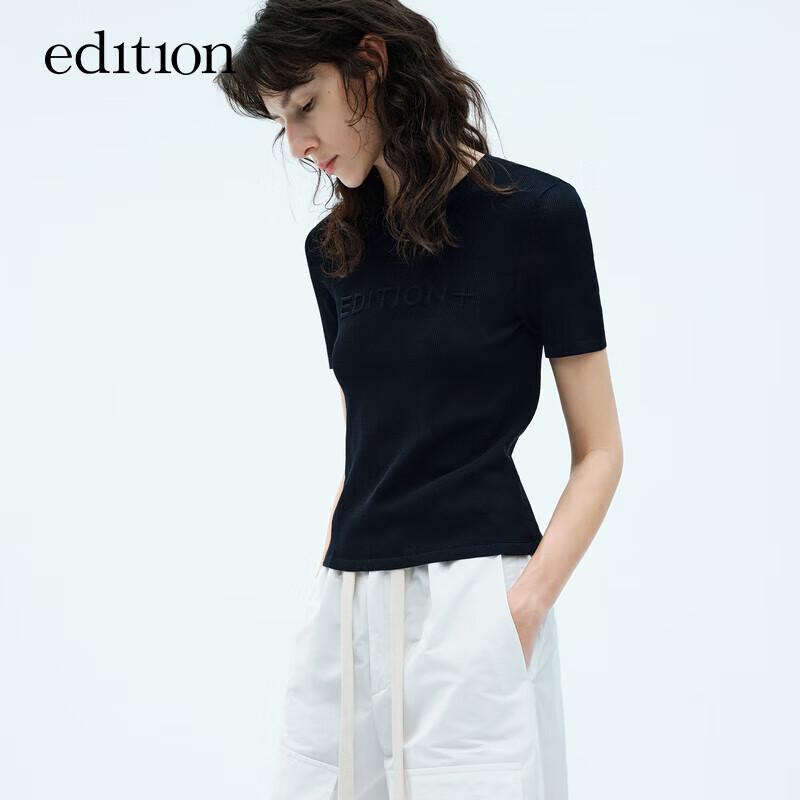 Edition E+ Spring Mesh Acetate Knit Top