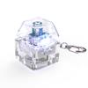 Mechanical Switch Keychain With Led Light Keyboard Key Chain Fidget Toy Keycap Stress Relief Novelty Toys Fidget Button Keyring