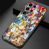 Case For Samsung Galaxy S24 S23 Ultra S22 Plus S20 FE S21 S10 5G Lite S10e S9 S8 Luxury Soft Phone Cover Pikachu Pokemon Cartoon